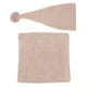 thumbnail image 2 of Accesorios para fotografía de bebés, manta, sombrero, gorro de ganchillo para recién nacidos, disfraz para niños pequeños, color tostado claro, 2 of 5