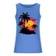 thumbnail image 5 of Camisetas de Tanque de los Hombres Tanque de los Hombres Incolor Gradiente de Impresión Cuello Redondo Correa Delgada Fuga Atrás Regular Casual Deportes Blusas de Tanque, 5 of 5