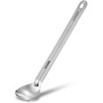 thumbnail image 1 of Titanium Long Spoon with Polished Bowl Camping Long Handle Spoon Outdoor Picnic Backpacking Flatware, 1 of 8