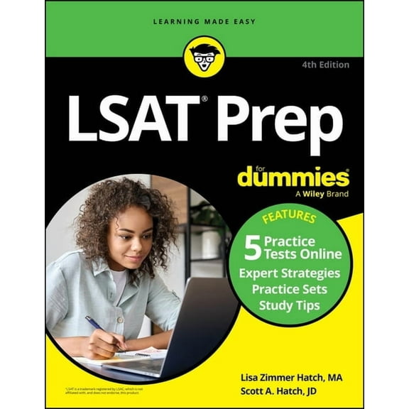 LSAT Prep for Dummies: Book   5 Practice Tests Online, (Paperback)