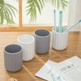 thumbnail image 2 of Portalápices de silicona, taza redonda para bolígrafos para escritorio, bonito organizador de papelería de oficina, soporte para brochas de maquillaje, 2 of 6