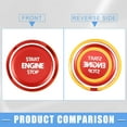 thumbnail image 6 of Unique Bargains Engine Start Stop Ignition Button Cover Decal Sticker for Volkswagen Phideon Teramont Atlas Tiguan L Red, 6 of 6