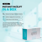 Instantly Ageless Facelift in A Box Trio Bundle - Instant Eye Bag Remover Puffiness -1 Box of 25 Vials with Moisture Lift and Sands of Time - Instant Wrinkle Remover for Face Instant Lift