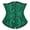 Black Green, variant on Underbust Corset Top Bustier Corsets for Women Waist Trainer Fashion Plus Size khaki XS