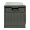 thumbnail image 6 of Emma + Oliver 120 Gallon Gray Plastic Deck Box for Outdoor Patio Storage & Deck Organization, 6 of 9