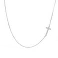 thumbnail image 4 of Gothic-Style Dainty 14K Yellow Gold Sideways Cross Necklace – Women’s Simple Choker Collar Crucifix Jewelry, Party Gift, 4 of 9