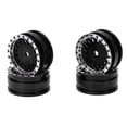 thumbnail image 1 of 4 Uds. De llantas con patrón de malla de aluminio para coche Axial SCX24 AXI90081 AXI00001 1/24 RC, 1 of 8