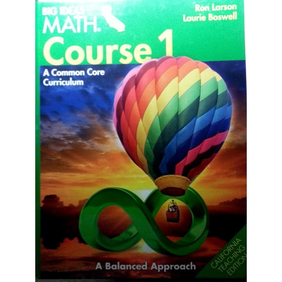 Pre-Owned Big Ideas Math: Course 1, A Common Core Curriculum, California Teaching Edition