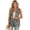Zebra Stripe, variant on Uorisanigo White Polka Dots Women's Suit Vest with Pockets Open Front Blazer Vest for Women Size S Lightweight Button Down Sleeveless Waistcoat Vests Elegant