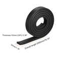 thumbnail image 2 of EPDM Rubber Foam Sheet Strips,  Neoprene Sheets Rolls 10mm(T)x30mm(W)x2000(L), DIY Rubber Gasket, Sealing Padding, 2 of 7