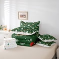 thumbnail image 6 of Manfei Cartoon Christmas Reindeer 7 Pieces Bedding Comforter Set, Xmas Tree Snowflake Full Bedding Set, Teen Kid Boy Girl Reversible Fitted Sheet Flat Sheet, Breathable Home Decor, 6 of 8