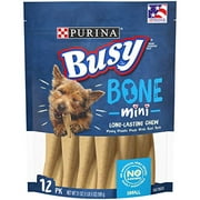 Purina Busy Made in USA Facilities Small Breed Dog Bones, Mini - 12 ct. Pouch