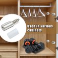 thumbnail image 4 of Deyuer 20/50/100Pcs Self-Tapping Screws Cabinet Laminate Support Pins Self Drilling Shelf Pegs with Non-Slip Sleeve for Furniture Bookcase Closet,100pcs, 4 of 8