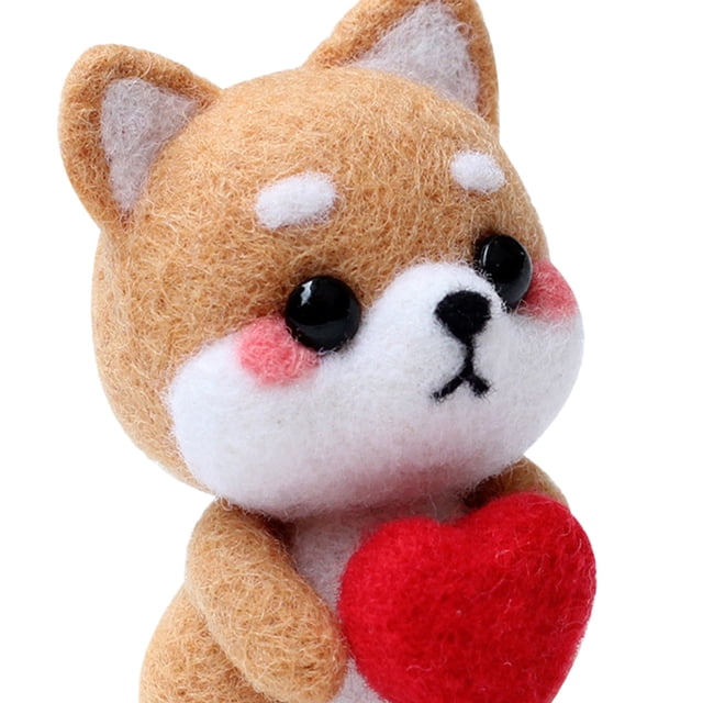 Needle Felting Kit Animal Doll DIY Needle Felting Kit Non Finished Handcraft Material Package