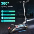 thumbnail image 2 of Electric Scooter With Seat For Adults, Foldable E Scoote 1600W Motor Up 2 of 12