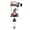 B, variant on Retro Welcome Bell Ornament Resin Rustic Hand Bell Figurines Crafts Multi-purpose Decorative Wind Chimes Outdoor Villa Decoration (Multicolor 1)