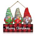 thumbnail image 2 of JingChun Christmas Winter Welcome Door Sign Decor Gnomes Winter Chrismtas Hanging Sign Christmas Wooden Signs Wall Rustic Front Door Yard Farmhouse Home Winter Harvest Decorations, 2 of 5