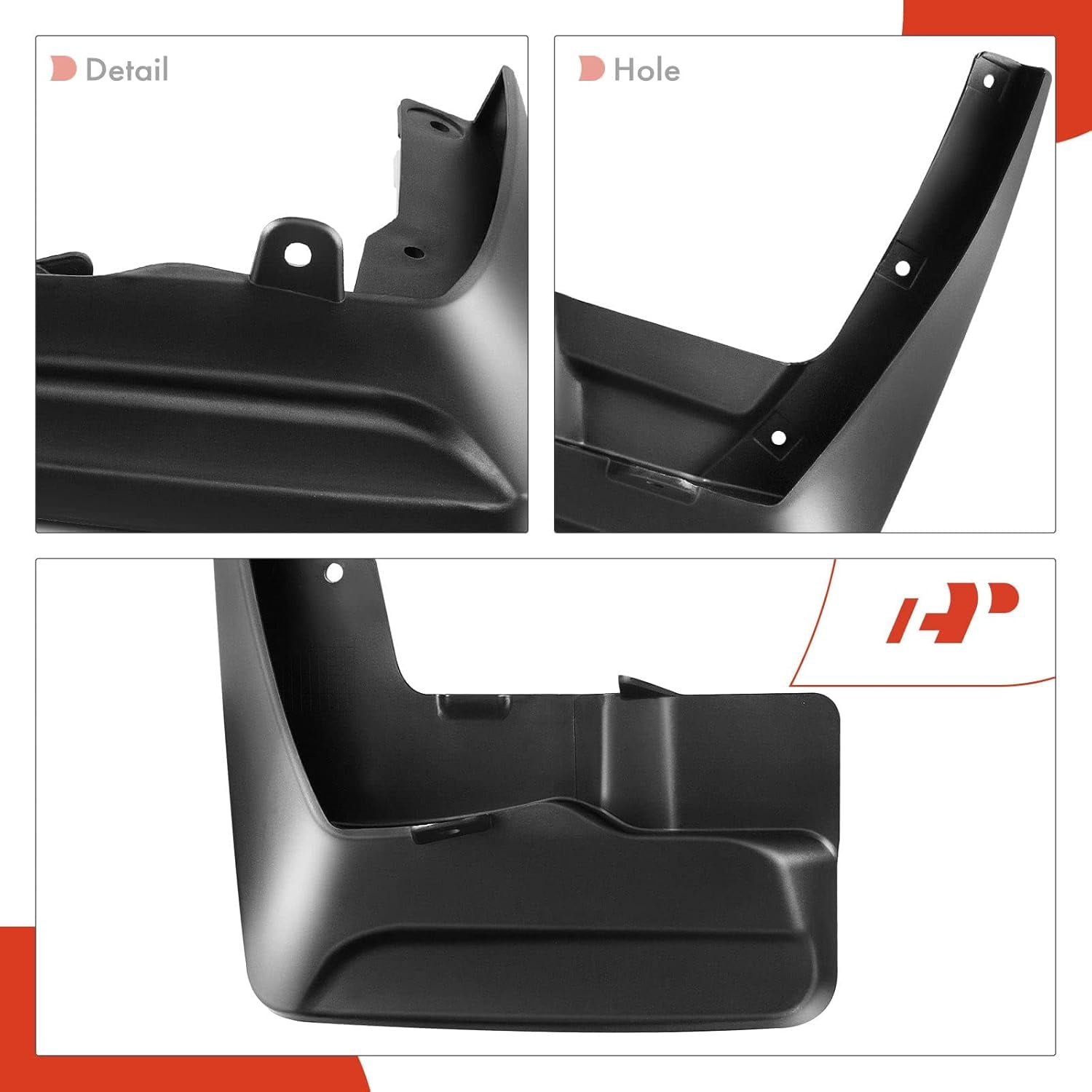 A-Premium Splash Guards Mud Flaps Mudguards Fender Compatible with Toyota Sienna 2011-2017 Front and Rear 4-PC Set
