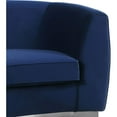 thumbnail image 5 of Modern Motifs Modern, Contemporary Velvet Upholstered Chair with Stainless Steel Base in Rich Metallic Finish, Living Room Furniture, 5 of 6