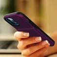 thumbnail image 5 of iPhone 12 Pro Max Wallet Case - Dteck Card Holder Cover with Hidden Mirror Dual Layer Shockproof Heavy Duty Protection All-Round Armor Protective Case for iPhone 12 Pro Max, Deep Purple, 5 of 6