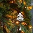 thumbnail image 1 of Xihbxyly Adornos Colgantes para Árbol de Navidad, Lazos Rojos de Ensueño, Artesanía En Metal, Alegría Festiva, Uso Interior y Exterior, 22 X 10 X 1 Cm, 1 of 6