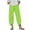 B-Green, variant on ZQUUVOU Capris Pants for Womens Cotton Linen Wide Leg Plus Size Cropped Pants Print Comfy Elastic Waist Sweatpants B-Blue