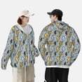 thumbnail image 4 of Balery Lightning Bolts Sudadera ligera de manga larga con capucha y protección solar UPF 50+ para hombre y mujer, ideal para pesca y running-3X-Large, 4 of 7