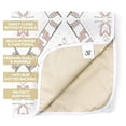 thumbnail image 3 of JumpOff Jo - Large Splat Mat, Waterproof and Washable, for Under Highchair, Tabletop, On Carpet - Protects from Spills, Messes, Crafts - 51 x 51 inches - Westbound, 3 of 9