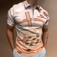 thumbnail image 2 of Milk Tea Drink Cute Design Men Zipper T-shirt Summer Casual Short Sleeve T-shirt Top, 2 of 7