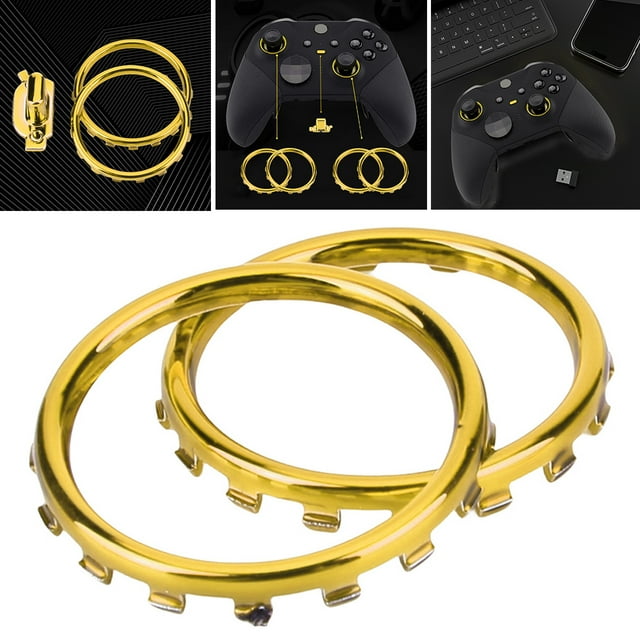Botones Perfil Con Anillos Destornillador para Xbox One Elite Series 2 (equipado Un Dorado)