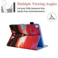 thumbnail image 3 of Allytech iPad 10.2' 8th 7th Gen Case, iPad Air 10.5" 3rd Gen Case, PU Leather Multi Angle Viewing Stand Shockproof TPU Inner Back Cover Auto Sleep Wake for Apple iPad 10.2" 2020/2019,Dusk Tower, 3 of 6