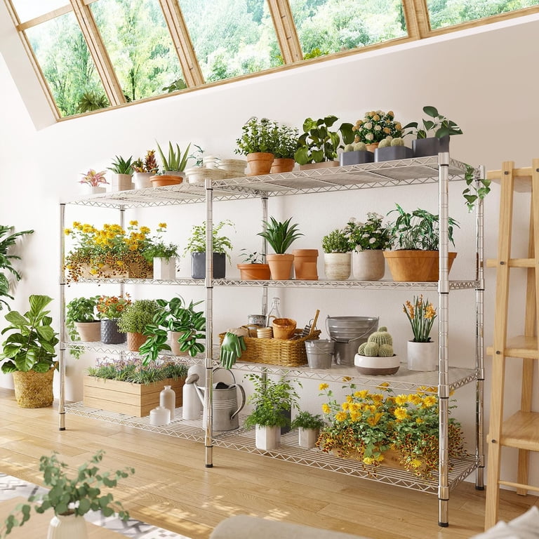 Legooin 72" Wide Wire Shelving, 1600 Lbs Capacity photo 2