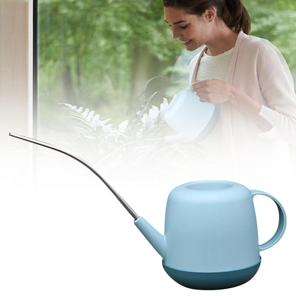 Eqslft 1 Gallon Long Spout Watering Can for Household Plants, Horticulture Pot with Refillable Spray Bottle,Suitable for Flowers Succulents and Potted
