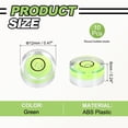 thumbnail image 2 of Uxcell 10pcs Round Bubble Level 12x6mm - Mini Circular Bullseye Spirit Levels Measuring Layout Tools for Leveling Camera/Tripod/Telescope/Workshop/Turntable/Pictures Frame, Green, 2 of 7