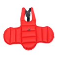 thumbnail image 2 of Pecho protector de Karate / Taekwondo con correa de hombro ajustable para entrenamiento de Kickboxing de Taekwondo MMA - Seleccione colores y tamaños , Rojo + azul Rojo m Soledad Guardia del pecho de Taekwondo, 2 of 9