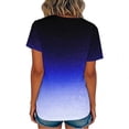 thumbnail image 5 of Mens Big and Tall T-Shirts, Short Sleeve Shirts for Men Summer Fashion Loose Fit Ombre Tie Dye Crewneck Tees, 5 of 6