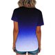 thumbnail image 5 of Tops para hombre, blusas y camisas de cuello redondo y manga corta para hombre, blusas y camisas casuales deportivas con estampado degradado divertido para hombre y mujer, blusas vintage de manga cort, 5 of 8