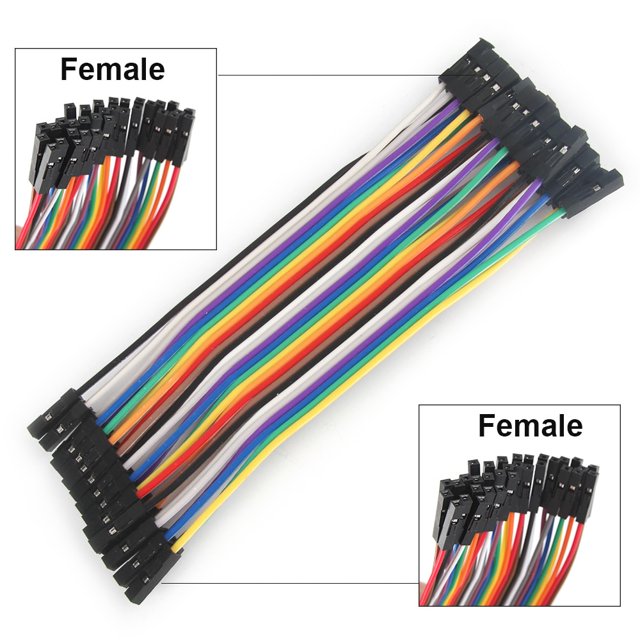 Cable de 40 pines línea Dupont 10cm 20cm 30cm macho a macho hembra a hembra macho a hembra Jumper Dupont Cable de alambre para PCB DIY KIT Tan Jianjun unisex