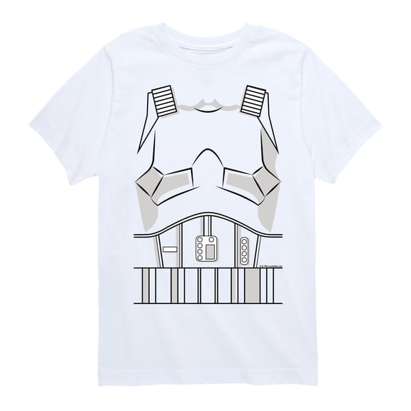 Star Wars - Stormtrooper Costume - Youth Boys Short Sleeve Graphic T-Shirt