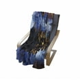 thumbnail image 4 of Landscape Soft Flannel Fleece Throw Blanket, Geographic Formations in a Mysterious Cave with Reflections on Water Photo, Cozy Plush for Indoor and Outdoor Use, 50" x 70", Blue and Brown, by Ambesonne, 4 of 6