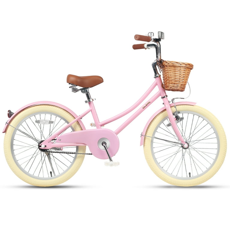 Glerc 20 inch Bicycle for Kids Girls, Suitable for 7-13 Years Old
