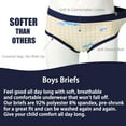 thumbnail image 3 of Hbhpov Toddler Boys Underwear, Cotton Briefs, 8 Pack, Sizes 3T-10T, 3 of 6