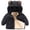 Black, variant on Toddler Boys Winter Coat Baby Boys Girls Winter Thick Hooded Down Jacket Warm Snow Jackets Toddler Outdoor Coat 3T 4T (Wine,3-4 Years)