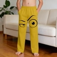 thumbnail image 4 of rd Yellow Print Trousers Pants for Kids Girl Boy Summer Fall Beach Lounge Hawaiian Tropical Straight Leg Long Leg Trousers Pants Child 2026 Clothes 9 Years, 4 of 9