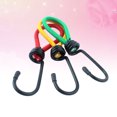 thumbnail image 2 of 3 Unids / set 15 cm Tienda de campaña Ganchos Tienda de campaña al aire libre Cuerda elástica Hebilla Fija Correa vinculante Accesorios de camping (1 rojo y 1 amarillo y 1 verde), 2 of 7