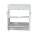 thumbnail image 3 of 30 in. Single Sink Foldable Vanity Cabinet   , White Finish, 3 of 6