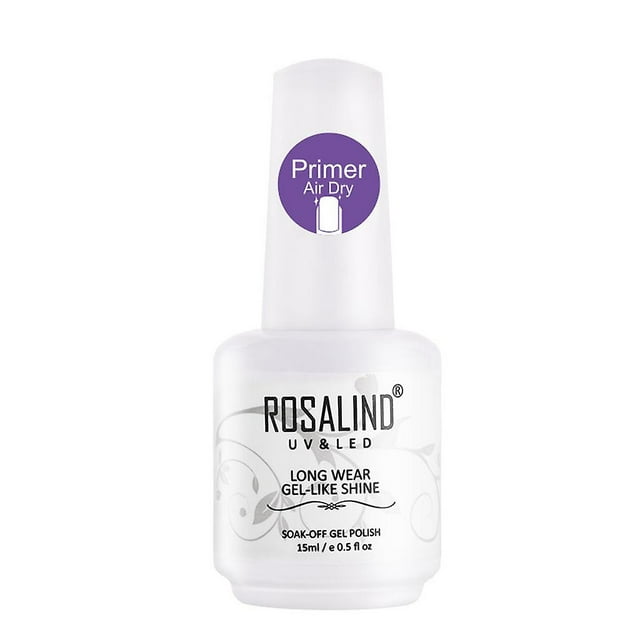 Esmalte de uñas Rosalind Soak Off Air Dry de 7 ml con imprimador de uñas