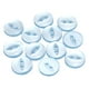 thumbnail image 1 of Uxcell 12 piezas 24L botones de costura redondos azul claro de 15 mm 5/8" resina de 2 agujeros botón de ojo de pez para decoración de manualidades, 1 of 6