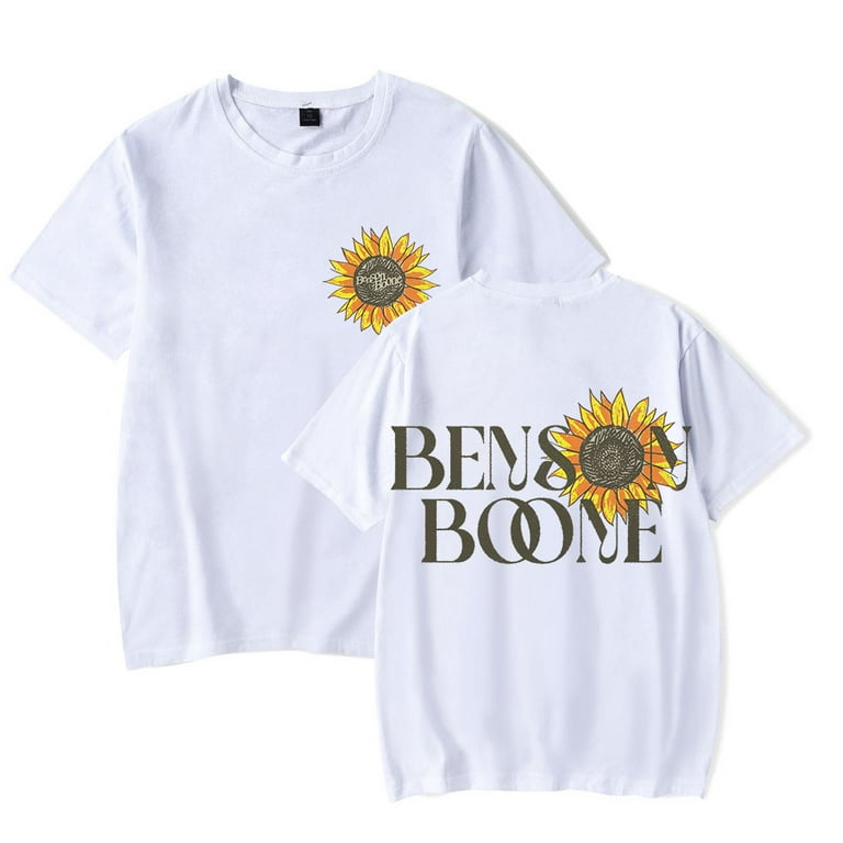 Benson Boone Sunflowers T-shirt Women Men Vintage Tee