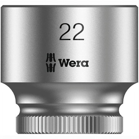 Wera Tool 8790 HMB ZYKLOP 3/8" Drive Socket, 22mm